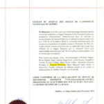 Assemblee Nationale, Prix 2010 SPACQ